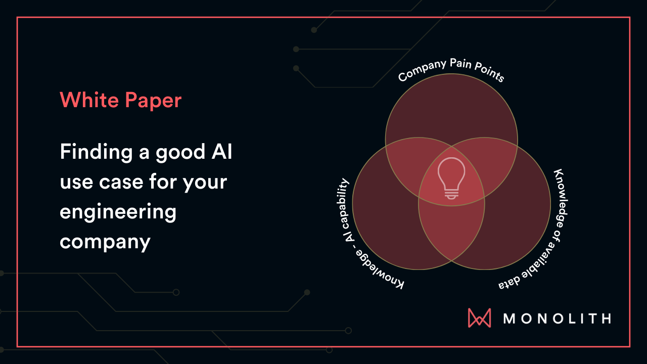 Finding a good AI use case for your engineering company